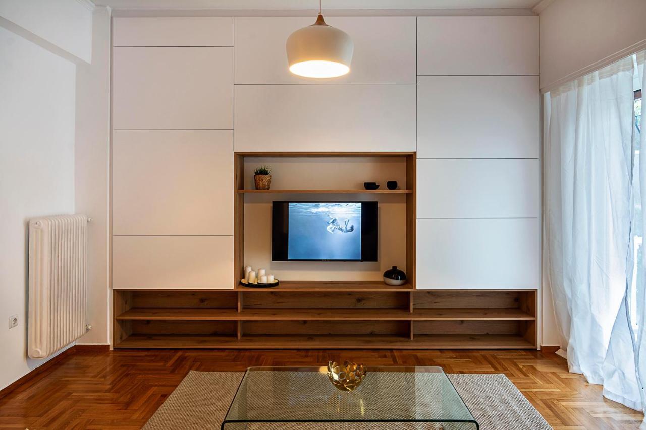 Ferienwohnung Elegant, Spacious & Minimalist Aptm W/Balcony Athen Exterior foto